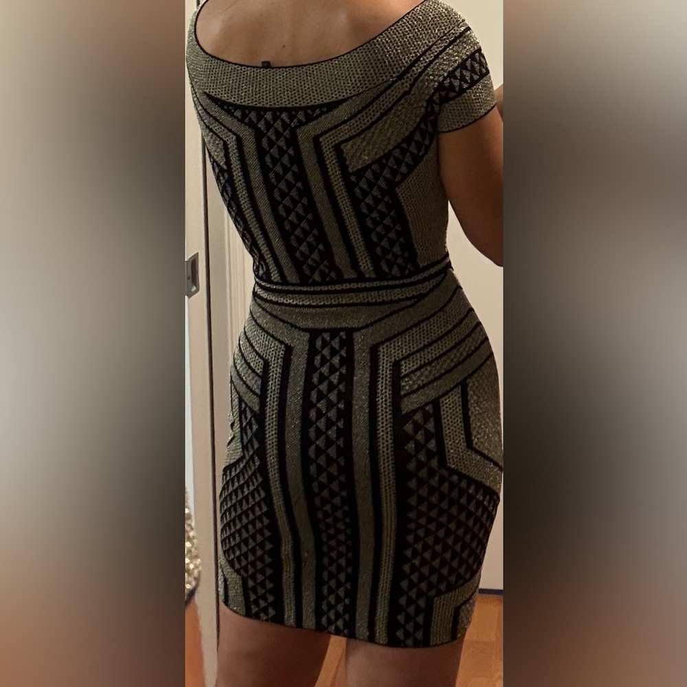 BCBGMaxAzria Black and Gold - Picture 3 of 3